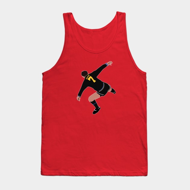 Eric Cantona Kung Fu Kick Tank Top by TheUnitedPage